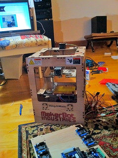 Makerbot I built last Christmas vacation