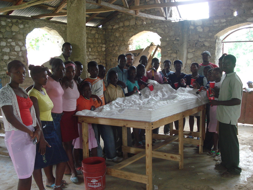 Maquette 3D Rivière Fond Melon et Grande rivière de Jacmel