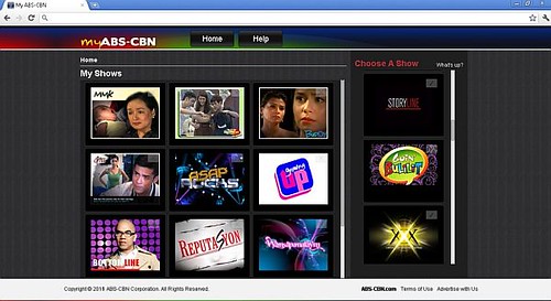 My ABS-CBN_ Home page