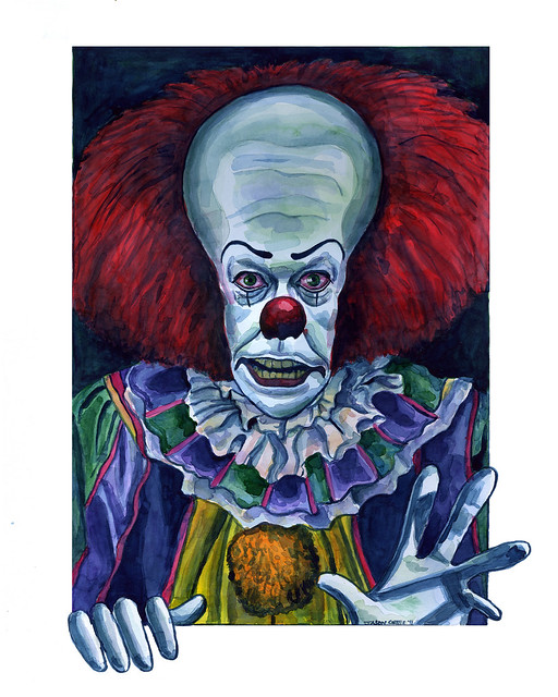 Tim Curry as Pennywise (Stephen Kings It)