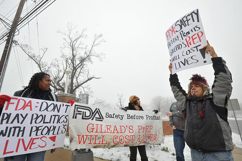 AIDS Healthcare Foundation Protests Outside FDA