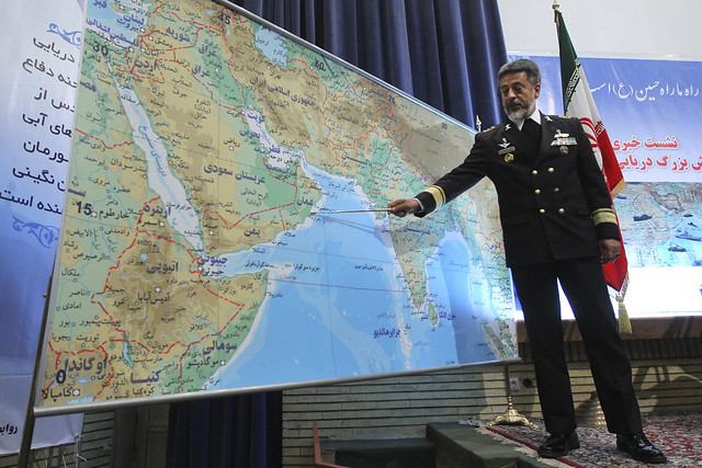 Mideast Iran Navy Drill