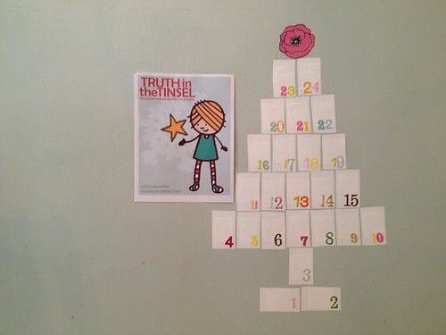 advent calendar for preschoolers DIY