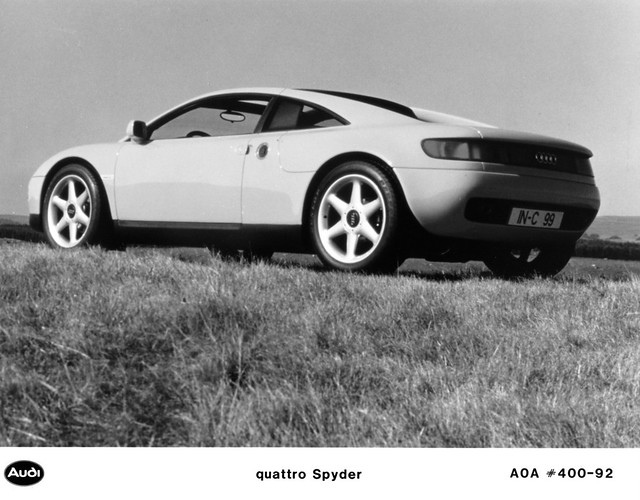 car spyder 1992 concept audi quattro pressphoto