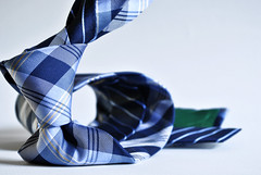 Hilfiger Blue Plaid Necktie