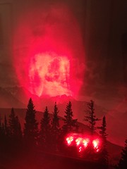 Red Bike light in landscape photo (Mati Maldre & Matt Maldre collaboration)