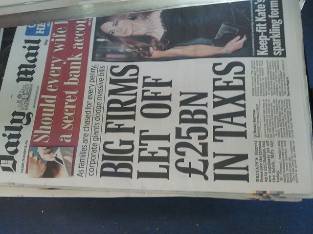 Wow! When the Daily Mail is having a pop at HMRC things must be bad.