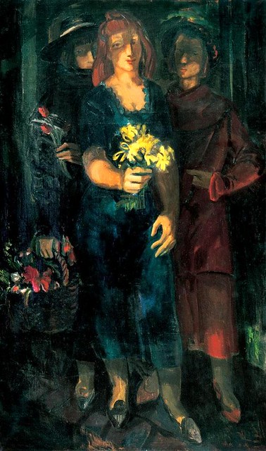 Duray, Tibor (1912-1988) - 1940s Ladies with Flowers (Private Collection)