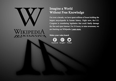 Wikipedia blackout - January 18, 2012
