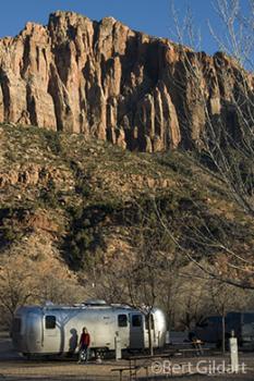 Zion NP six hours later Watchman Campground