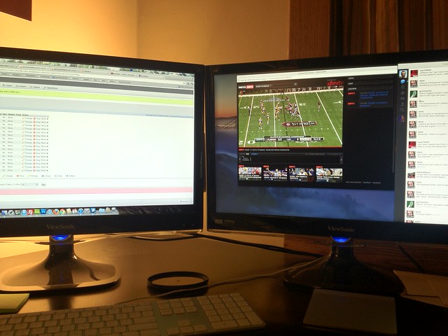 8:36pm Working and watching a boring NATIONAL CHAMPIONSHIP GAME