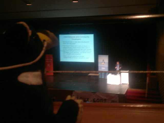 #Tuz GROKs Much Of Bruce Perens Keynote #LCA2012