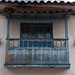 Un bel balcone nella piazzetta di San Blas