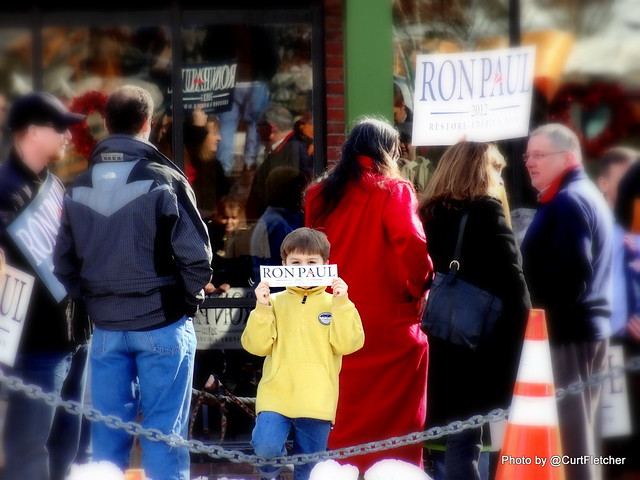 Young Ron Paul supporter