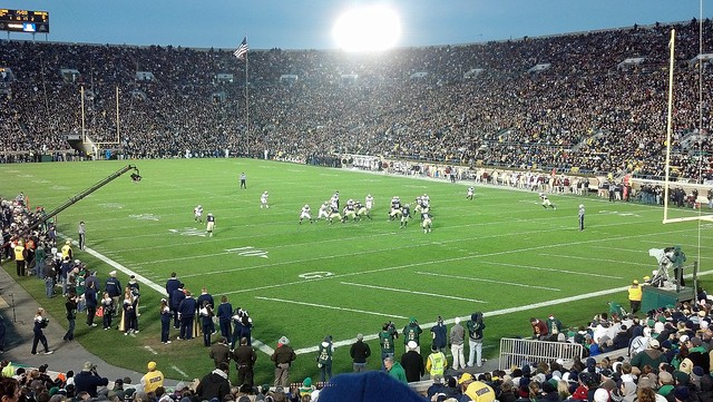 Southwest corner, Notre Dame Stadium