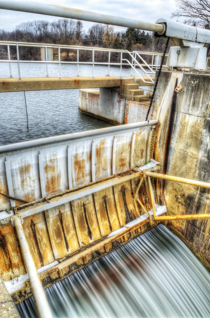 Geddes Dam on the Huron River, Ann Arbor