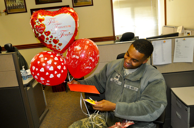 Valentines Flower Gram and Balloon Delivery