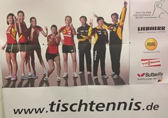 Tischtennis WM Plakat