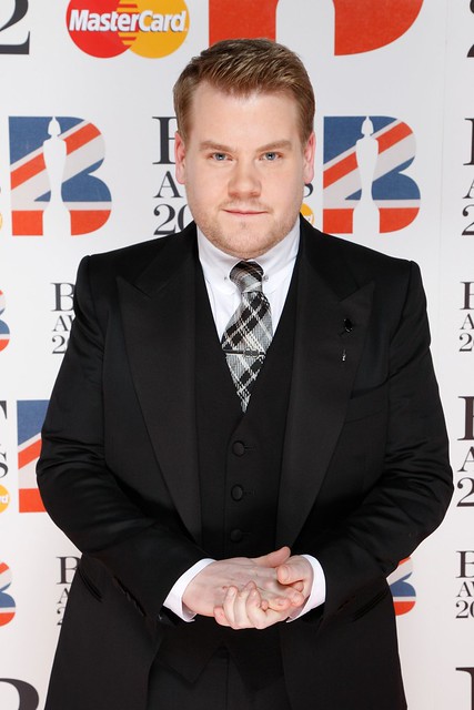 James Corden at the BRIT AWARDS 2012. Pic: jmenternational