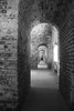 NC - Fort Macon - Squatty Arches in Black and White