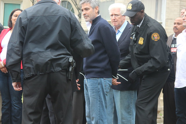 George Clooney Arrest at Sudanese Embassy, Washington DC