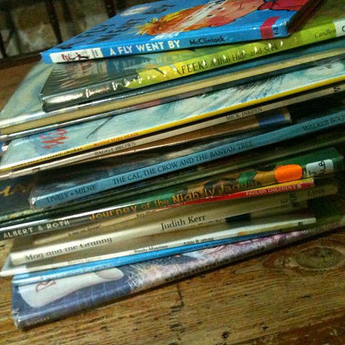 Sunday night library pile conquered... Totally!!!