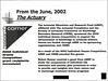2002 The ACTUARY