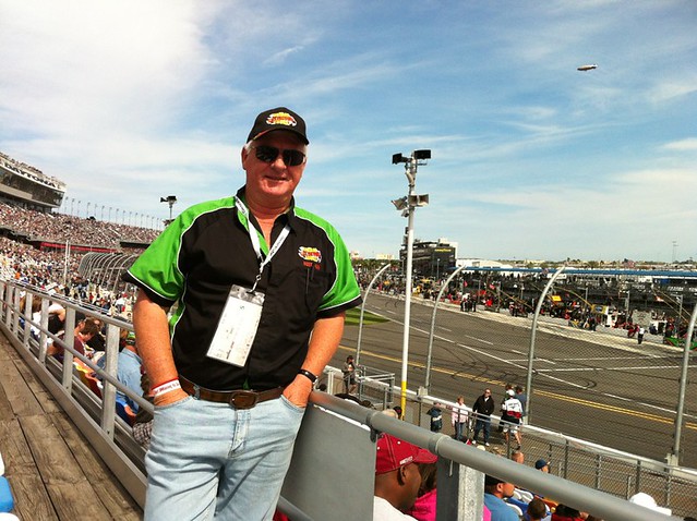 Pete Physick before Saturdays NATIONWIDE RACE.