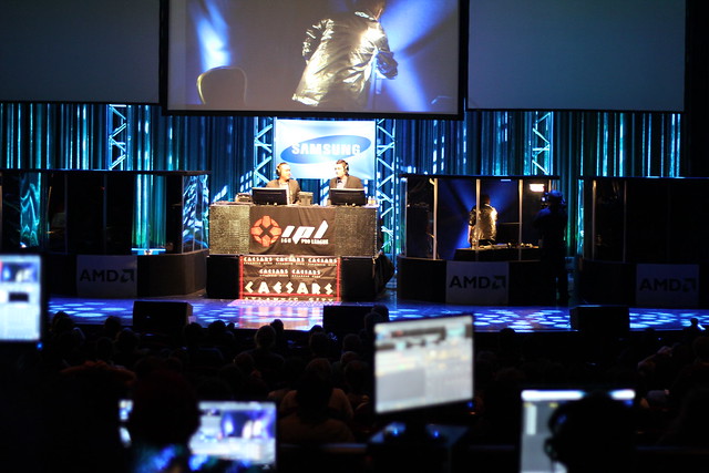 Behind the scenes view at IPL 3 Main Stage