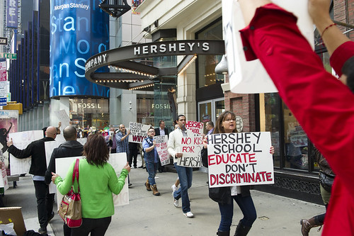AIDS Healthcare Foundation Protest Of Hershey