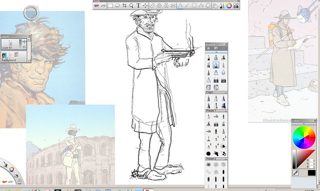 MOEBIUS Sketch Tuesday Jahhdogs Process
