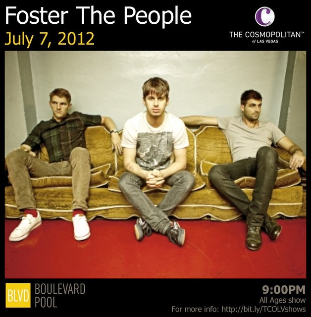Official Rules: The Cosmopolitan of Las Vegas Foster The People Concert Ticket Giveaway