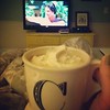 THE BACHELOR and hot cocoa and snow falling outside.