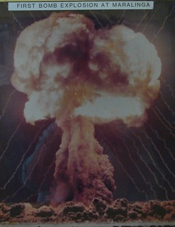 From http://www.flickr.com/photos/74822643@N07/6978117623/: Nuclear test mushroom cloud 1950s