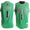 Adidas Chicago Bulls #1 Derrick Rose St Patricks Swingman Jersey