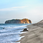 My Lonely Island - Niijima Coast at Sundown