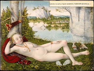 ca. 1545–50 Lucas Cranach the Younger Nymph of the Spring DT3097