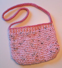 Lining the Pink Passion Plarn Purse