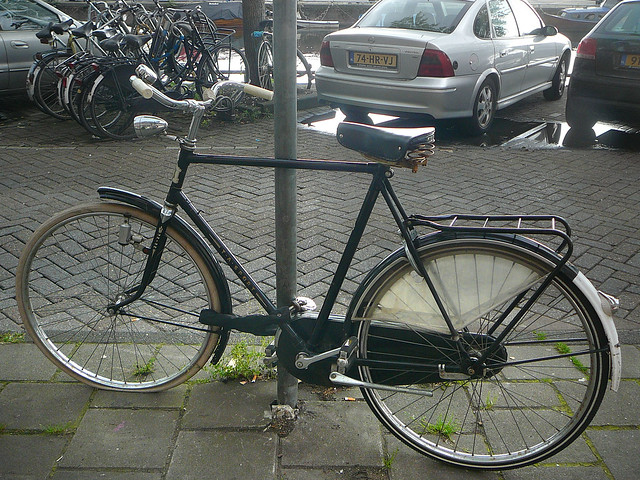 Union TA Sport herenfiets (traditional gents roadster, vélo homme traditionnel), Amsterdam, Oud-West, 06-2011