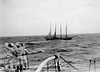 Feb. 9, 1935, HMAS AUSTRALIA [II] assists American broadcast schooner SETH PARKER - NHSA.
