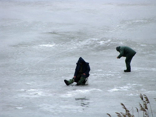 Зимняя рыбная ловля на Северном вдхр ©  User:Dmitry89