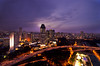 Singapore Flyer - Magnificient Sunset !
