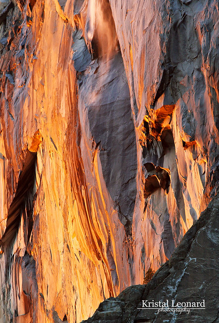 Yosemites Glowing Granite