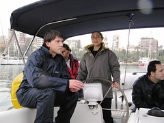 Silvia sacando el RO de Marina Alicante