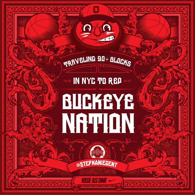 Ohio State Fan Poster for @stephaniegent