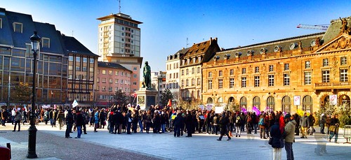 Anti-ACTA demonstration in Strasbourg (Photo Radiowood2000 / FlickR / CC)