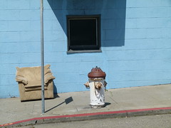 chair, hydrant