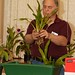 Alex Nadzan conducting the culture class on repotting