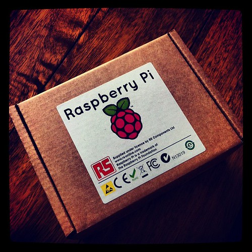 Wahoo! My Raspberry Pi has arrived