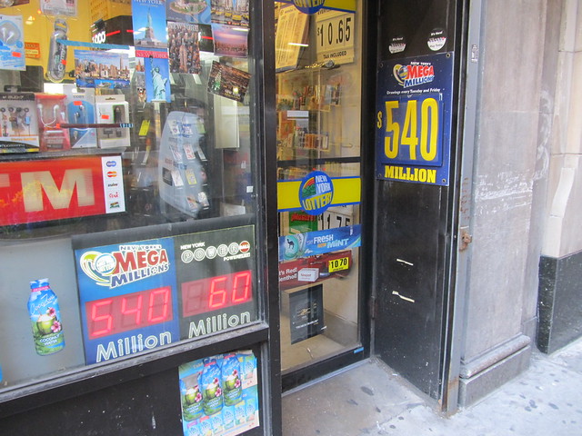 A few hours from now, the Mega Millions jackpot would go up by another $100,000,000 (03/30/12) (IMG_7401)